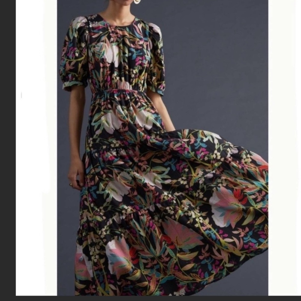 Anthropologie floral maxi